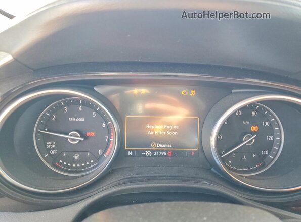 KL4MMBS28MB137613 2021 BUICK ENCORE Красный Вид щитка приборов