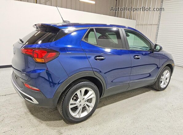 KL4MMBS28PB105409 2023 BUICK ENCORE Синий Задняя правая четверть