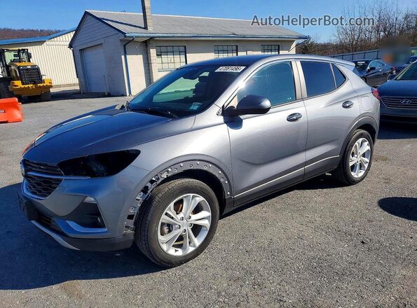 KL4MMCSL2LB120173 2020 BUICK ENCORE Gray Առջևի ձախ երեք քառորդ տեսարան