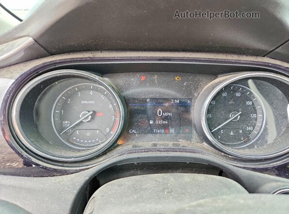 KL4MMCSL3NB128088 2022 BUICK ENCORE Black Vista del cuadro de instrumentos
