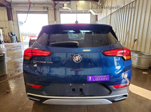 KL4MMCSL4LB128422 2020 BUICK ENCORE Синий Вид сзади