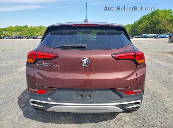 KL4MMCSL7NB015955 2022 BUICK ENCORE Maroon Vista trasera