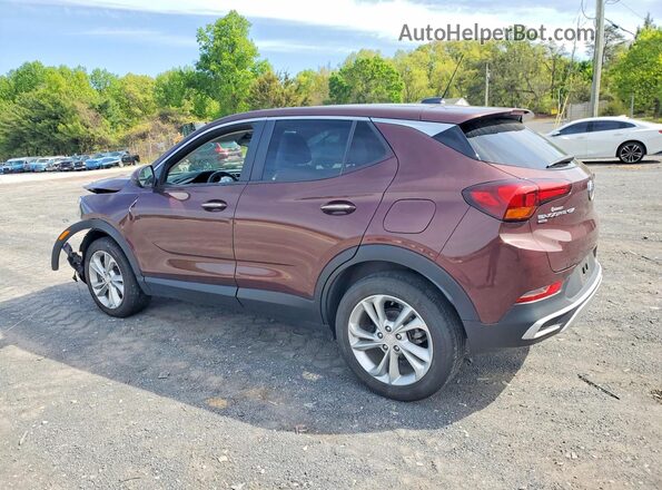 KL4MMCSL7NB015955 2022 BUICK ENCORE Maroon Trasero izquierdo