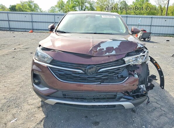 KL4MMCSL7NB015955 2022 BUICK ENCORE Maroon Vista frontal