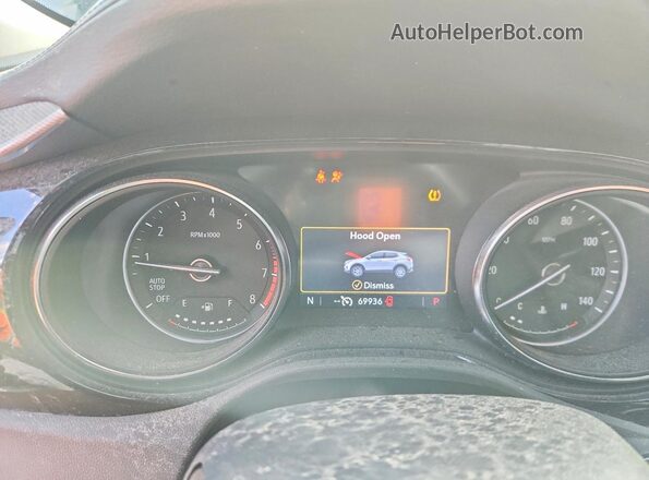 KL4MMDS20LB068314 2020 BUICK ENCORE Black Widok zestawu wskaźników