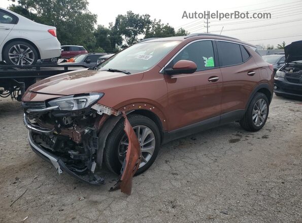 KL4MMDS20MB049814 2021 BUICK ENCORE Оранжевый Передняя левая четверть