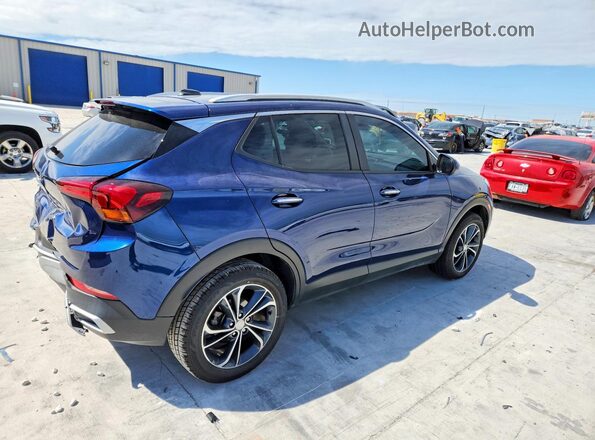 KL4MMDS22NB135580 2022 BUICK ENCORE Синий Задняя правая четверть