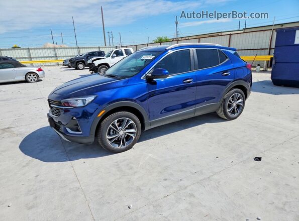 KL4MMDS22NB135580 2022 BUICK ENCORE Синий Передняя левая четверть