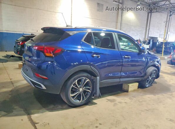 KL4MMDS24NB014064 2022 BUICK ENCORE Синий Задняя правая четверть
