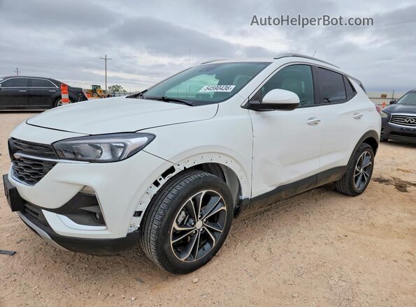 KL4MMDS27PB073354 2023 BUICK ENCORE White Передня ліва чверть