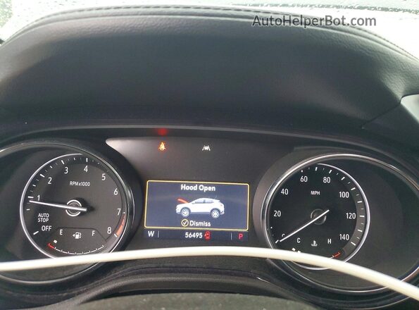 KL4MMDSLXMB076415 2021 BUICK ENCORE Black Widok zestawu wskaźników