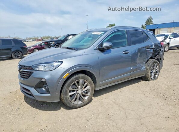 KL4MMESL9NB116488 2022 BUICK ENCORE Gray წინა მარცხენა ხედი სამი მეოთხედიდან