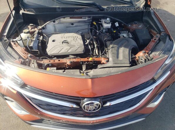 KL4MMFSL3MB076378 2021 BUICK ENCORE Brown Widok komory silnika