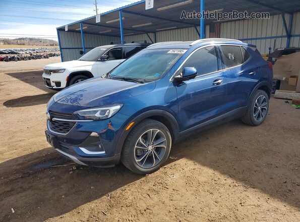 KL4MMFSL4MB106388 2021 BUICK ENCORE Blue Front left