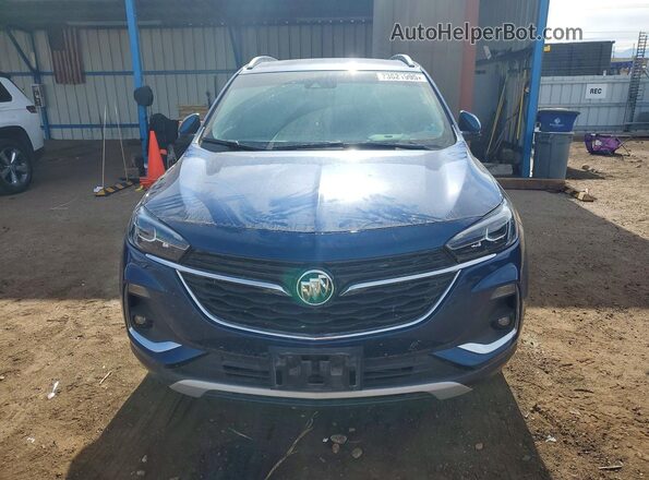KL4MMFSL4MB106388 2021 BUICK ENCORE Blue Front view
