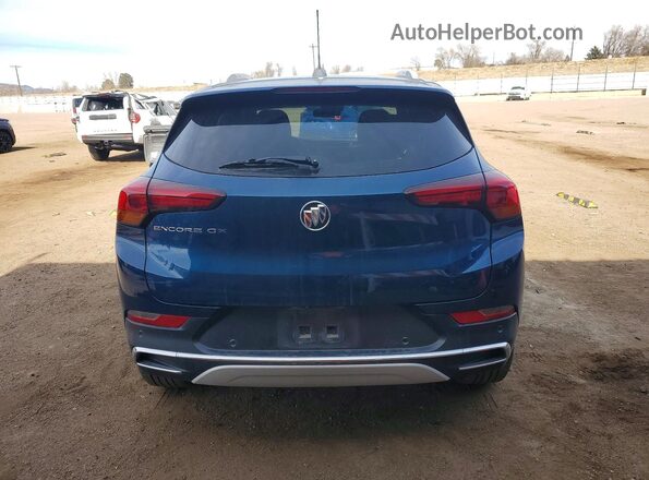 KL4MMFSL4MB106388 2021 BUICK ENCORE Blue Rear view