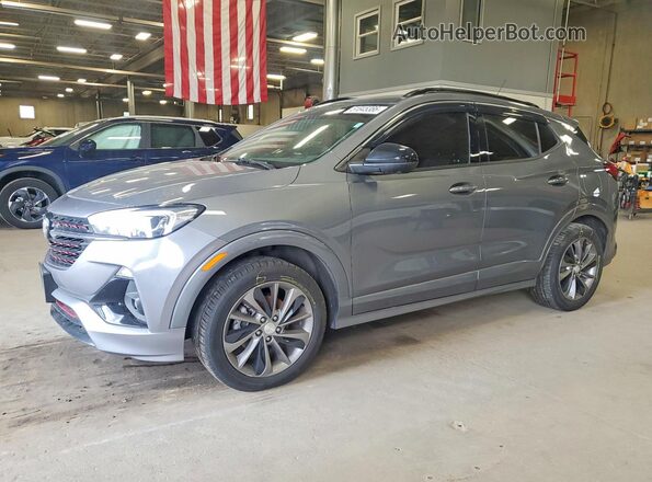 KL4MMGSLXMB109950 2021 BUICK ENCORE Серый Передняя левая четверть