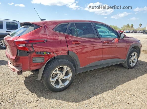 KL77LFE20RC028196 2024 CHEVROLET TRAX Maroon Trasero derecho