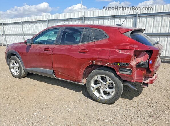 KL77LFE20RC028196 2024 CHEVROLET TRAX Maroon Trasero izquierdo