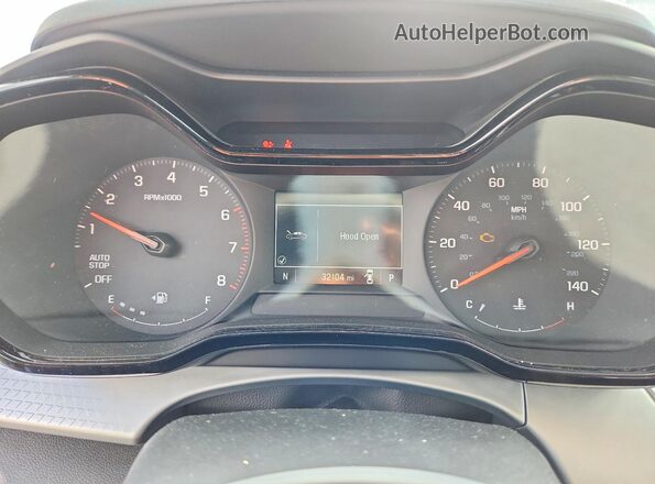 KL77LFE20RC213056 2024 CHEVROLET TRAX Silver Widok zestawu wskaźników