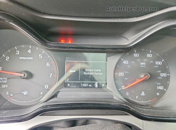 KL77LFE23RC054839 2024 CHEVROLET TRAX Burgundy Вид щитка приладів