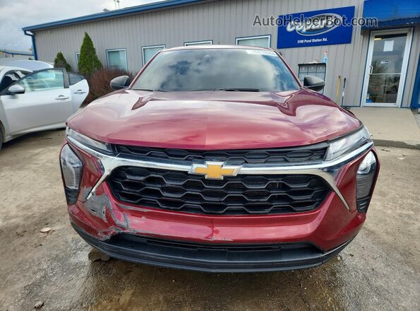 KL77LFE23RC054839 2024 CHEVROLET TRAX Burgundy Вид спереду