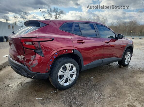 KL77LFE23RC054839 2024 CHEVROLET TRAX Burgundy Задня права чверть