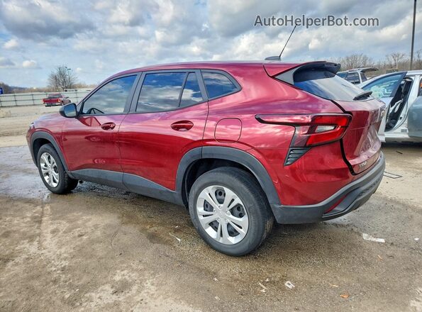 KL77LFE23RC054839 2024 CHEVROLET TRAX Burgundy Задня ліва чверть