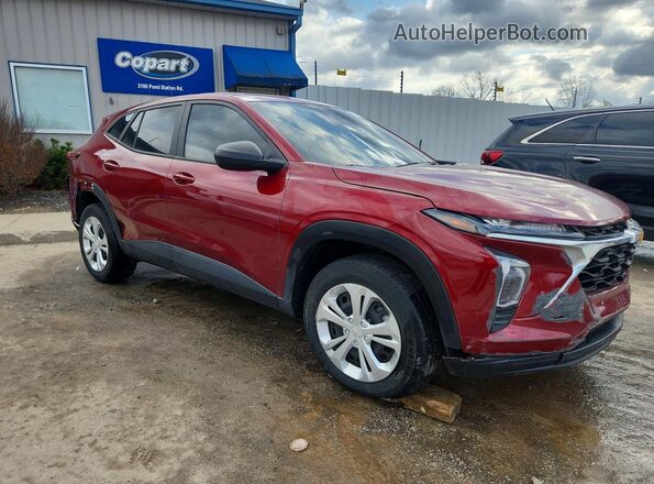 KL77LFE23RC054839 2024 CHEVROLET TRAX Burgundy Передня права чверть