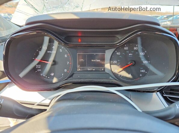 KL77LFE26RC226801 2024 CHEVROLET TRAX Silver Vista del cuadro de instrumentos