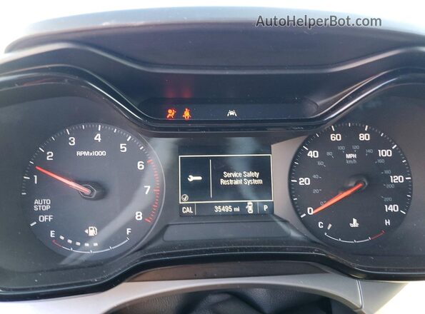 KL77LFE28RC045912 2024 CHEVROLET TRAX Silver Widok zestawu wskaźników
