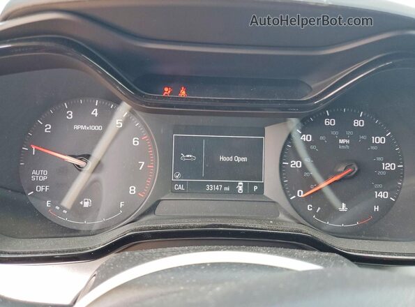 KL77LFE2XRC236358 2024 CHEVROLET TRAX Black Widok zestawu wskaźników