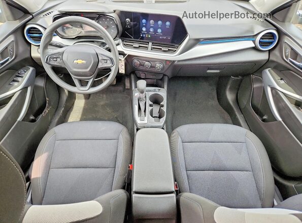 KL77LFEP0SC229050 2025 CHEVROLET TRAX Black Вид панелі приладів