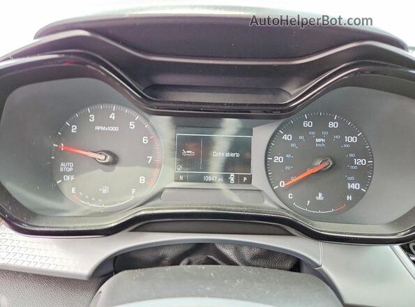 KL77LFEP0SC229050 2025 CHEVROLET TRAX Black Вид щитка приладів