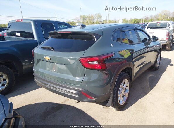 KL77LFEP1SC046045 2025 CHEVROLET TRAX Зеленый Задняя правая четверть