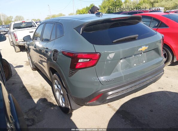 KL77LFEP1SC046045 2025 CHEVROLET TRAX Зеленый Задняя левая четверть