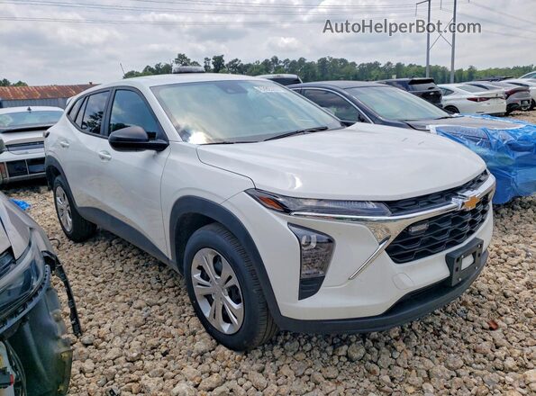 KL77LFEP1SC201418 2025 CHEVROLET TRAX White Передня права чверть
