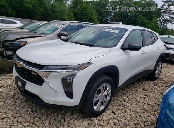 KL77LFEP1SC201418 2025 CHEVROLET TRAX White Передня ліва чверть