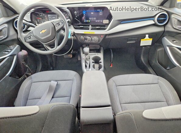 KL77LFEP1SC201418 2025 CHEVROLET TRAX White Вид панелі приладів