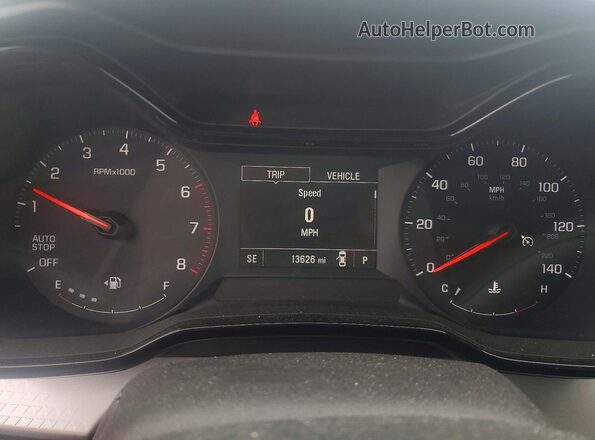 KL77LFEP2SC154979 2025 CHEVROLET TRAX Серебряный Вид щитка приборов