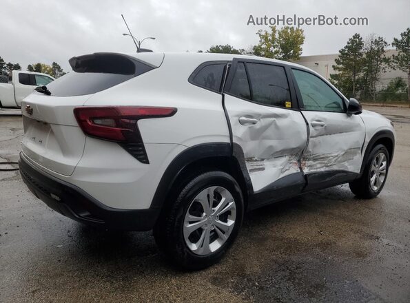 KL77LFEP8SC199571 2025 CHEVROLET TRAX White Tył prawy