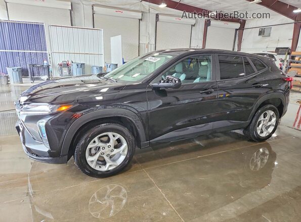 KL77LFEP9SC329325 2025 CHEVROLET TRAX Black წინა მარცხენა ხედი სამი მეოთხედიდან