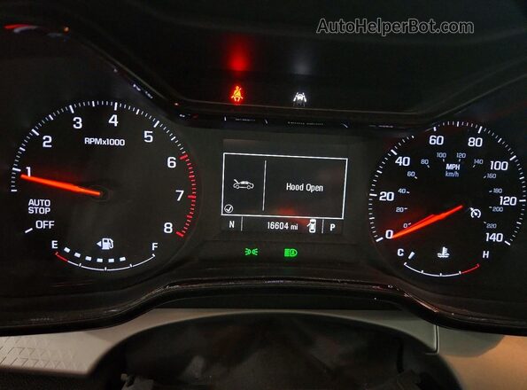 KL77LFEP9SC329325 2025 CHEVROLET TRAX Black ხელსაწყოთა პანელის ხედი