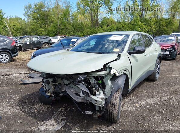 KL77LGE20RC224497 2024 CHEVROLET TRAX Green Передня ліва чверть