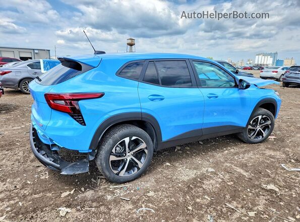 KL77LGE22RC077387 2024 CHEVROLET TRAX Blue Tył prawy