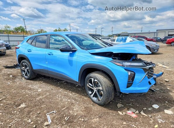 KL77LGE22RC077387 2024 CHEVROLET TRAX Blue Przód prawy