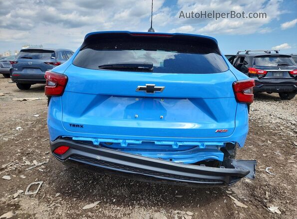 KL77LGE22RC077387 2024 CHEVROLET TRAX Blue Widok z tyłu