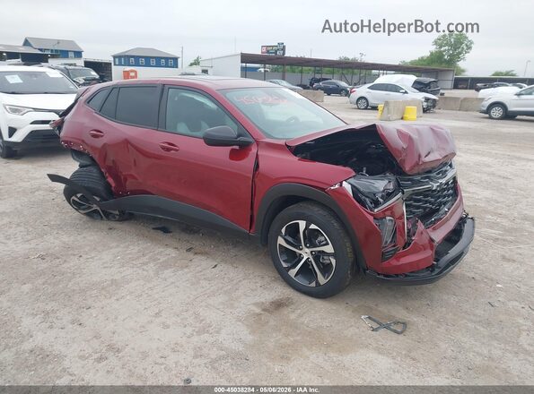 KL77LGEP8SC141367 2025 CHEVROLET TRAX Красный Передняя правая четверть