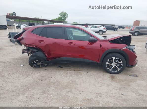 KL77LGEP8SC141367 2025 CHEVROLET TRAX Красный Панорамный вид салона 360°