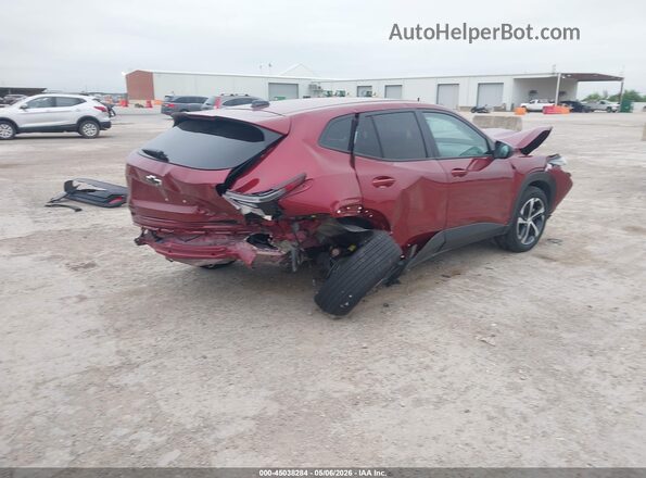 KL77LGEP8SC141367 2025 CHEVROLET TRAX Красный Задняя правая четверть